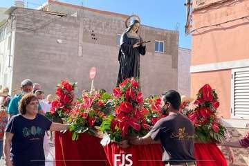  Santa Rita llena de fervor las calles del pueblo de Ojos de Garza/Francisco Javier Santana.